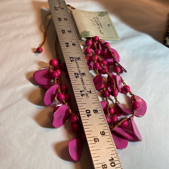 Tagua Fairtrade handmade Necklace & Earrings - Picture 2 of 12